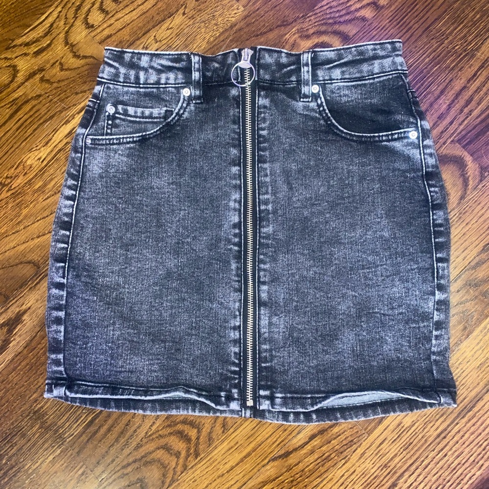 Garage Dark Wash Denim Skirt - worn twice